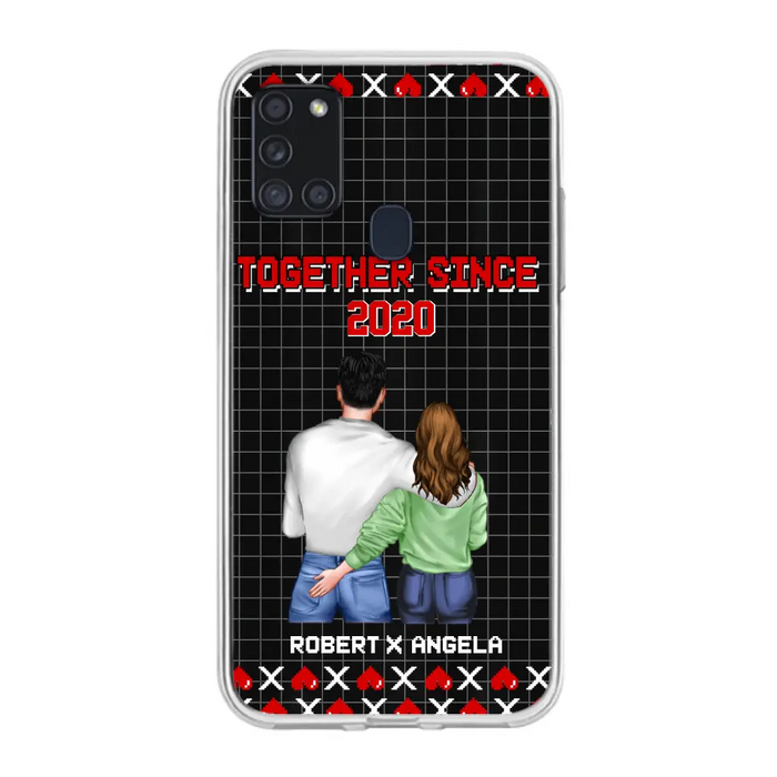 Custom Personalized Couple Phone Case - Gift Idea For Couple/Valentines Day - Together Since 2020 - Case For iPhone/Samsung