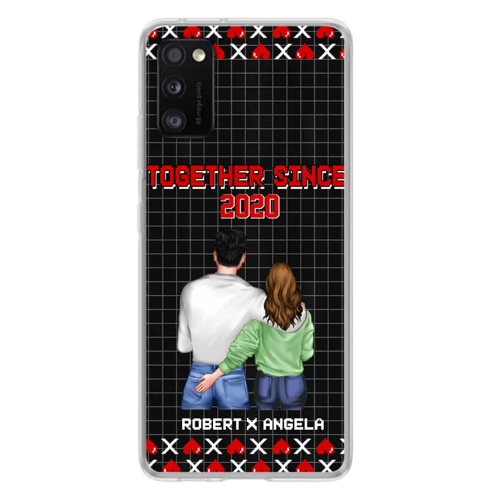 Custom Personalized Couple Phone Case - Gift Idea For Couple/Valentines Day - Together Since 2020 - Case For iPhone/Samsung