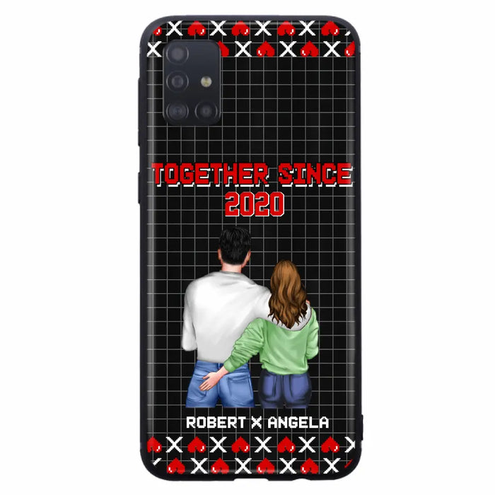 Custom Personalized Couple Phone Case - Gift Idea For Couple/Valentines Day - Together Since 2020 - Case For iPhone/Samsung