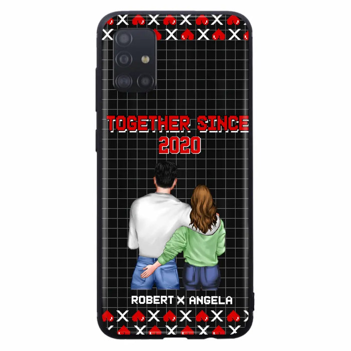 Custom Personalized Couple Phone Case - Gift Idea For Couple/Valentines Day - Together Since 2020 - Case For iPhone/Samsung