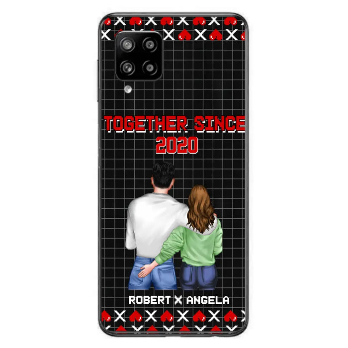 Custom Personalized Couple Phone Case - Gift Idea For Couple/Valentines Day - Together Since 2020 - Case For iPhone/Samsung