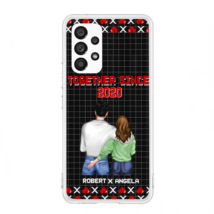 Custom Personalized Couple Phone Case - Gift Idea For Couple/Valentines Day - Together Since 2020 - Case For iPhone/Samsung