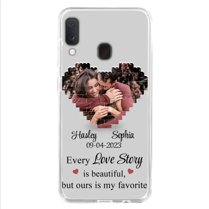 Custom Personalized Love Story Phone Case For iPhone/Samsung - Gift Idea For Couple/ Christmas/ Valentine/ Anniversary - Upload Photo - Every Love Story Is Beautiful, But Ours Is My Favorite