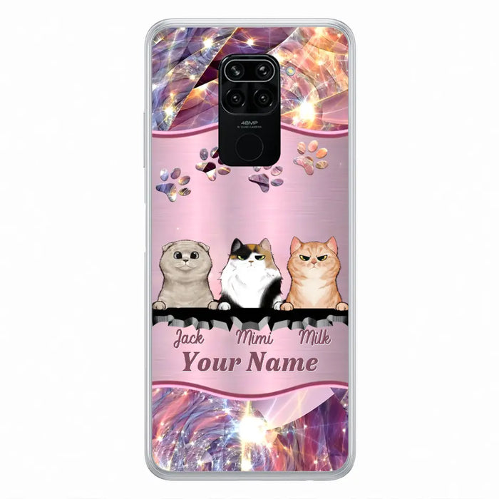 Custom Personalized Cats Phone Case - Gift Idea For Cat Lover - Up to 3  Cats - Cases For Oppo/Xiaomi/Huawei