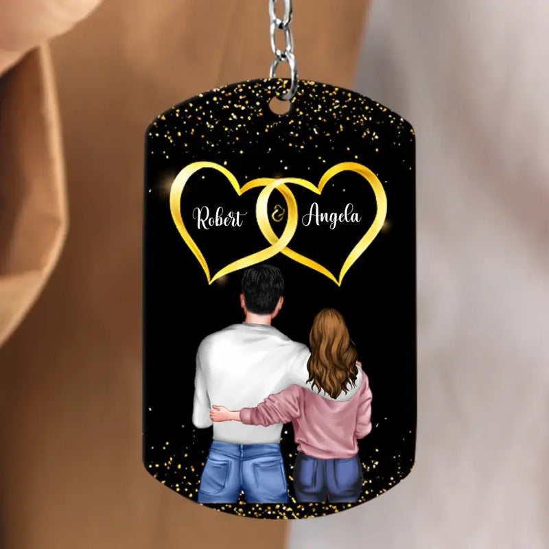 Personalized Couple Aluminum Keychain - 
 Gift Idea For Couple/Valentine's Day - Long Distance Sucks But Damn That Dick Is Worth It