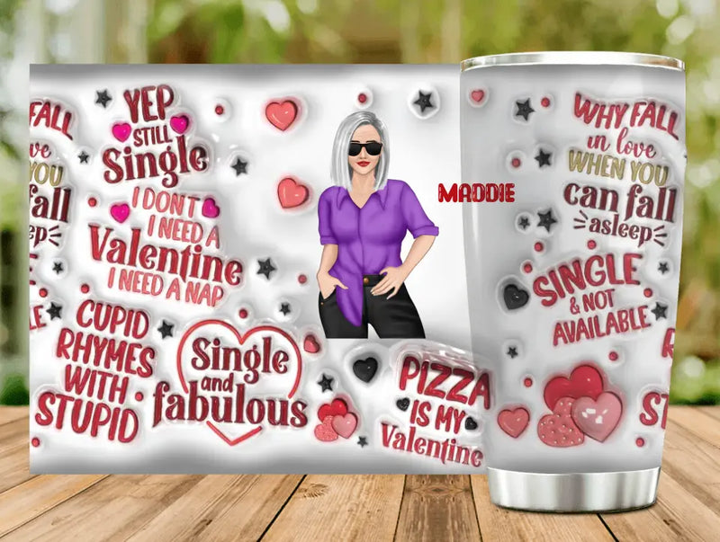 Custom Personalized Funny Tumbler - Gift Idea For Valentine's Day - Why Fall In Love