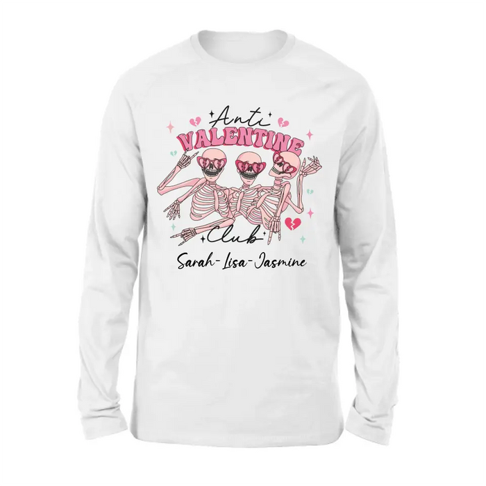 Personalized Funny Shirt/Hoodie - Valentine's Day Gift Idea - Anti Valentine Club