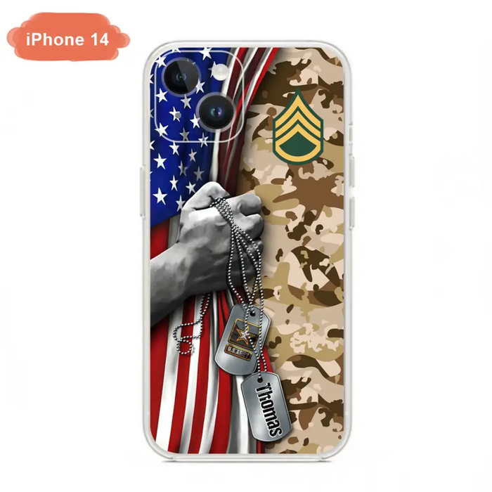 Custom Personalized Veteran Phone Case - Gift Idea For Veteran - Case For iPhone/ Samsung