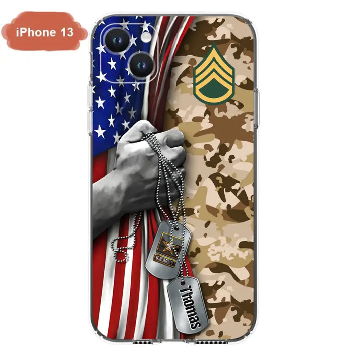 Custom Personalized Veteran Phone Case - Gift Idea For Veteran - Case For iPhone/ Samsung