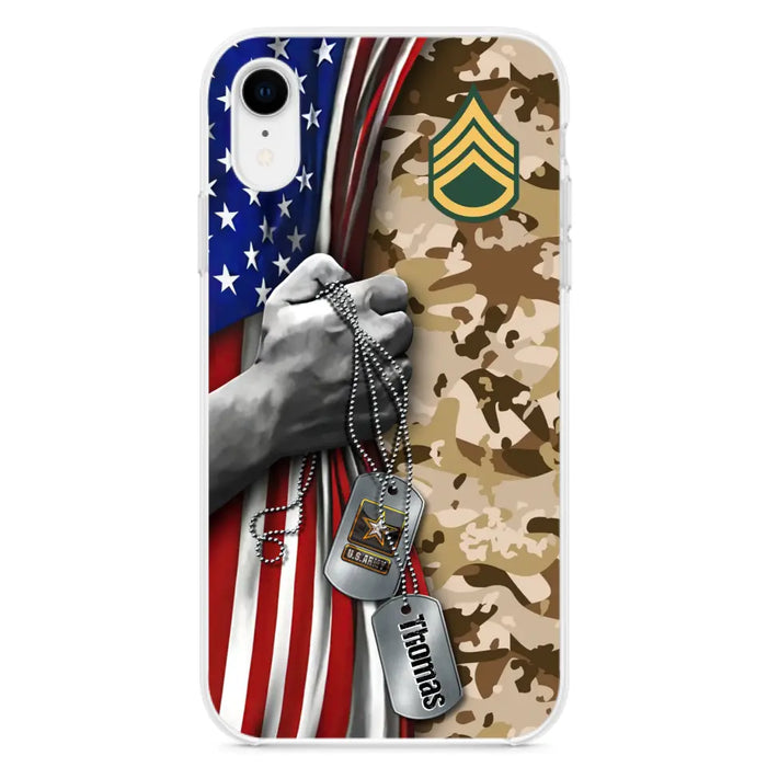 Custom Personalized Veteran Phone Case - Gift Idea For Veteran - Case For iPhone/ Samsung