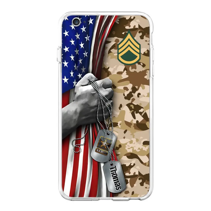 Custom Personalized Veteran Phone Case - Gift Idea For Veteran - Case For iPhone/ Samsung