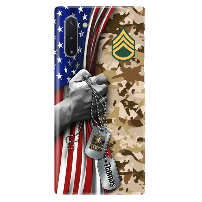 Custom Personalized Veteran Phone Case - Gift Idea For Veteran - Case For iPhone/ Samsung