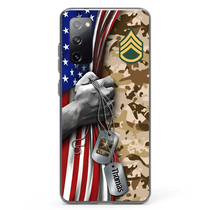 Custom Personalized Veteran Phone Case - Gift Idea For Veteran - Case For iPhone/ Samsung