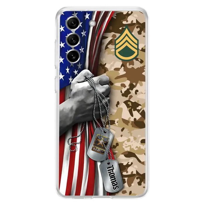 Custom Personalized Veteran Phone Case - Gift Idea For Veteran - Case For iPhone/ Samsung