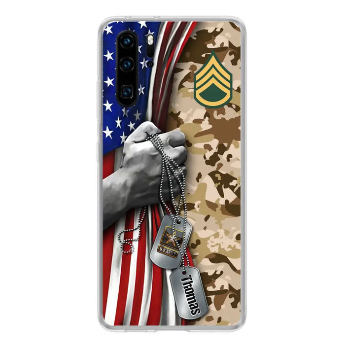 Custom Personalized Veteran Phone Case - Gift Idea For Veteran - Case For Oppo/ Xiaomi/ Huawei