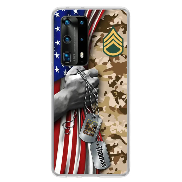 Custom Personalized Veteran Phone Case - Gift Idea For Veteran - Case For Oppo/ Xiaomi/ Huawei