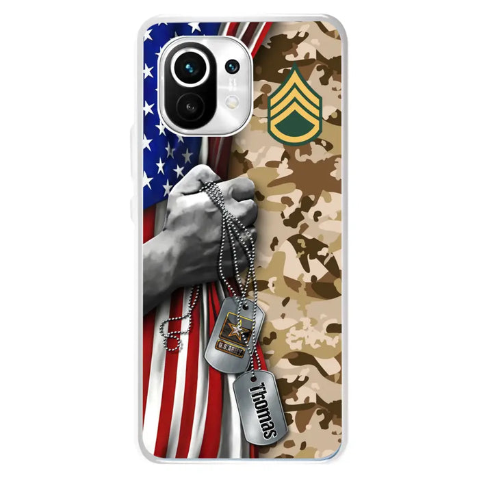 Custom Personalized Veteran Phone Case - Gift Idea For Veteran - Case For Oppo/ Xiaomi/ Huawei