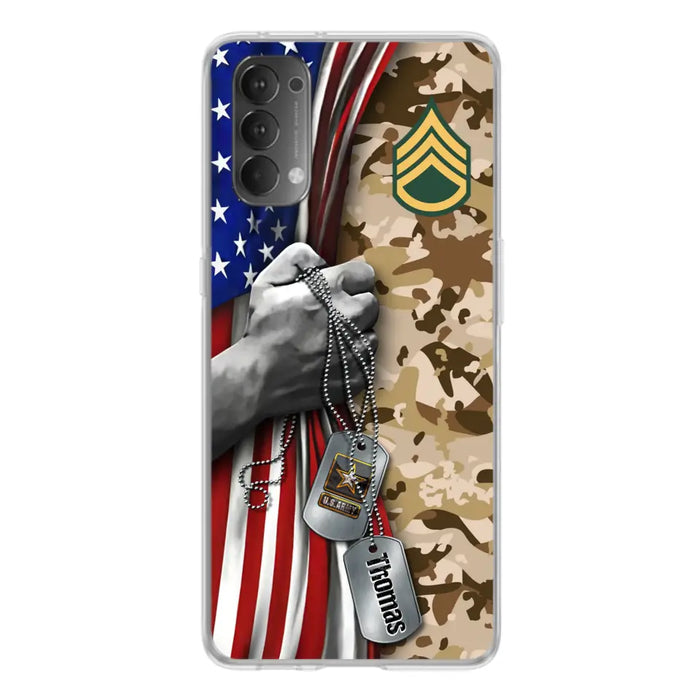 Custom Personalized Veteran Phone Case - Gift Idea For Veteran - Case For Oppo/ Xiaomi/ Huawei