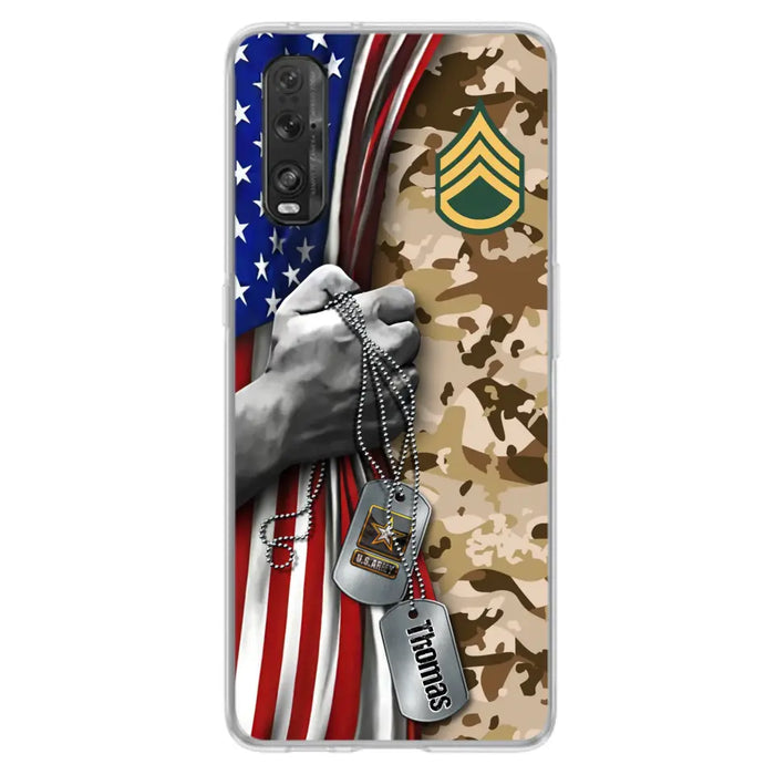 Custom Personalized Veteran Phone Case - Gift Idea For Veteran - Case For Oppo/ Xiaomi/ Huawei