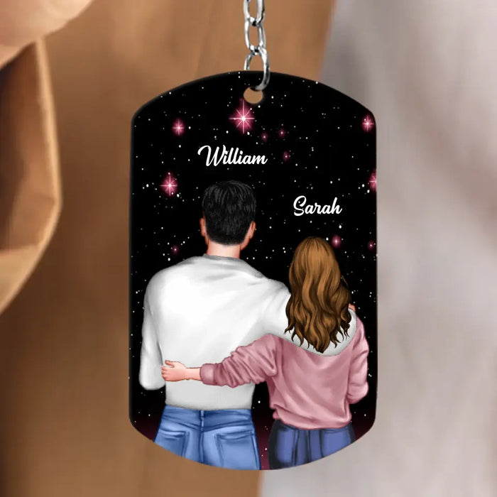 Custom Personalized To My Wife Aluminum Keychain - Valentine's Day Gift Idea For Wife From Husband - You Are My One And Only