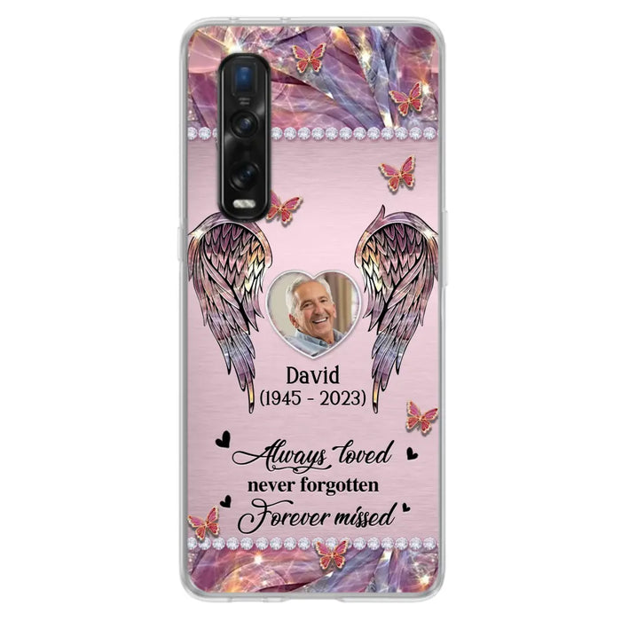 Custom Personalized Memorial Phone Case - Memorial Gift Idea For Family - Case For Oppo/Xiaomi/Huawei - Always Loved Never Forgotten Forever Missed