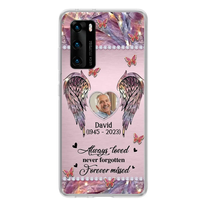 Custom Personalized Memorial Phone Case - Memorial Gift Idea For Family - Case For Oppo/Xiaomi/Huawei - Always Loved Never Forgotten Forever Missed