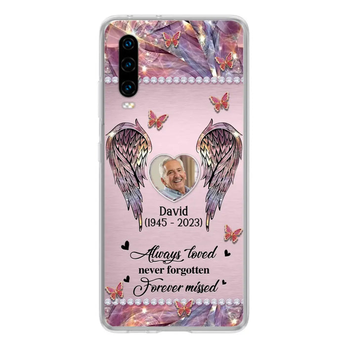 Custom Personalized Memorial Phone Case - Memorial Gift Idea For Family - Case For Oppo/Xiaomi/Huawei - Always Loved Never Forgotten Forever Missed