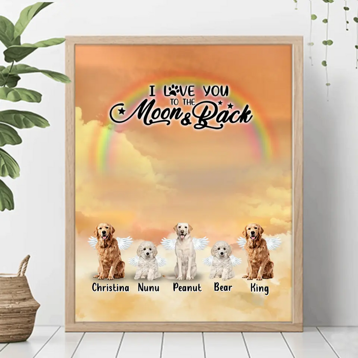 Custom Personalized Dog Poster - Best Gift For Dog Lovers - Don'n Cry For Me Mom ! I'm Ok