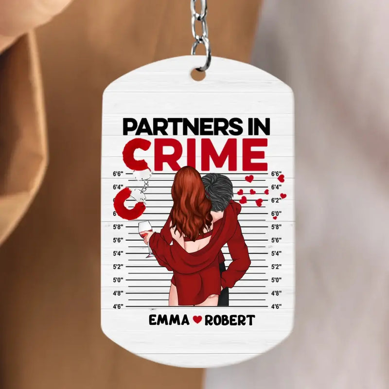 Personalized Couple Aluminum Keychain - 
 Gift Idea For Couple/Valentine's Day - If It's Dirty, Kinky Naughty, Messy