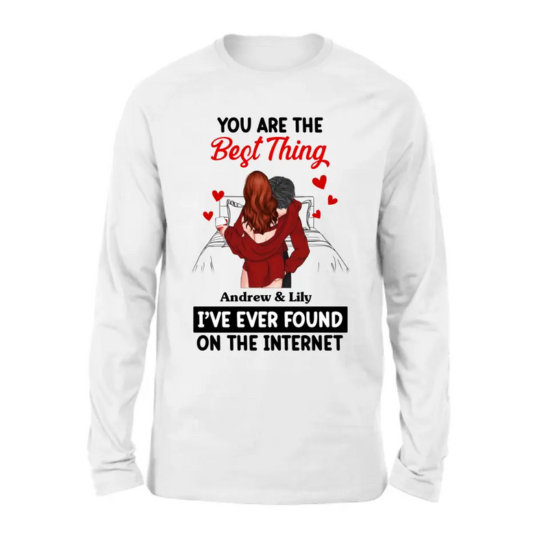 Personalized Couple Shirt/Hoodie - Gift Idea For Husband From Wife/Couple Gift/Valentine's Day - You Are The Best Thing