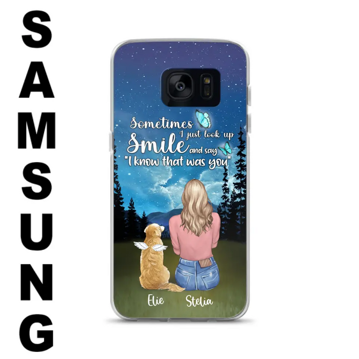 Custom Personalized Lost Pet Mom Phone Case - Girl With Upto 4 Pets - Phone Case For iPhone and Samsung - PU2YLV