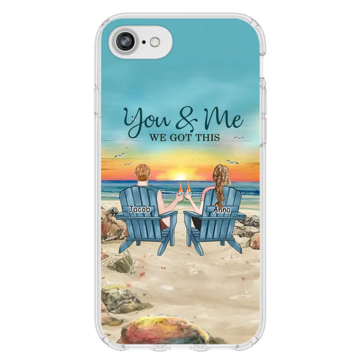 Custom Personalized Couple Phone Case - Gift Idea For Couple/ Valentines Day - You & Me We Got This - Case For iPhone/ Samsung