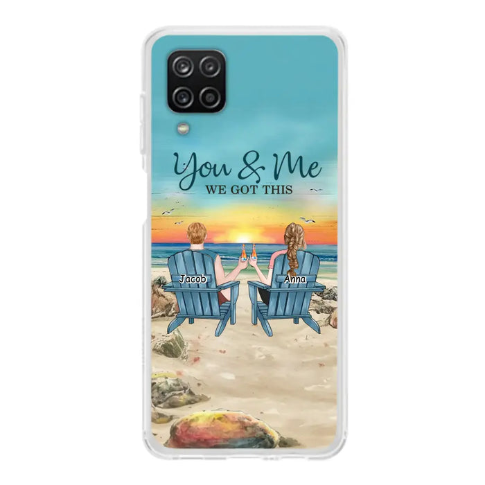 Custom Personalized Couple Phone Case - Gift Idea For Couple/ Valentines Day - You & Me We Got This - Case For iPhone/ Samsung