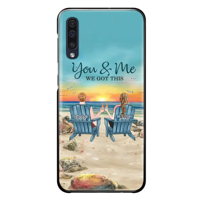 Custom Personalized Couple Phone Case - Gift Idea For Couple/ Valentines Day - You & Me We Got This - Case For iPhone/ Samsung