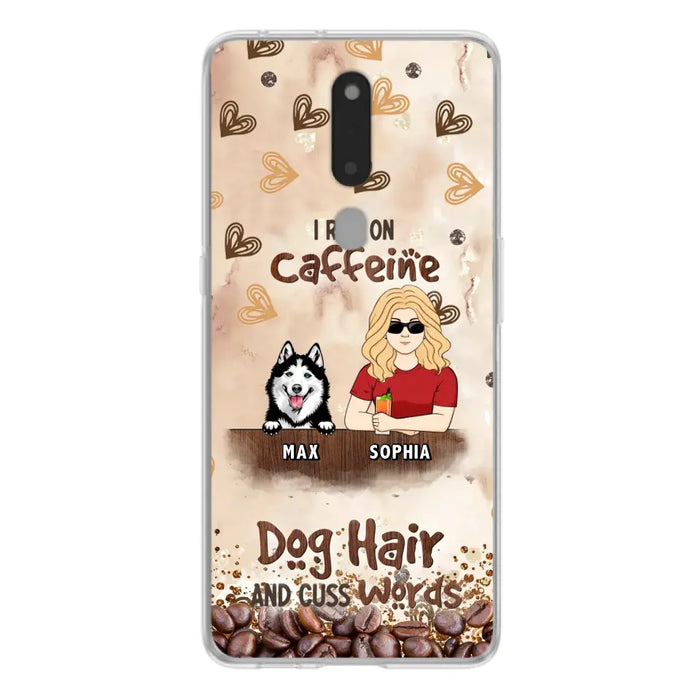 Personalized Pet Phone Case - Gift Idea For Dog/Cat/Horse Lovers - I Run On Caffeine Dog Hair And Cuss Words - Case For Oppo/Xiaomi/Huawei