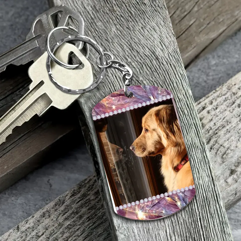 Personalized Pet Aluminum Keychain - Upload Photo - Gift Idea For Dog/Cat Lovers - Don't Drink And Drive