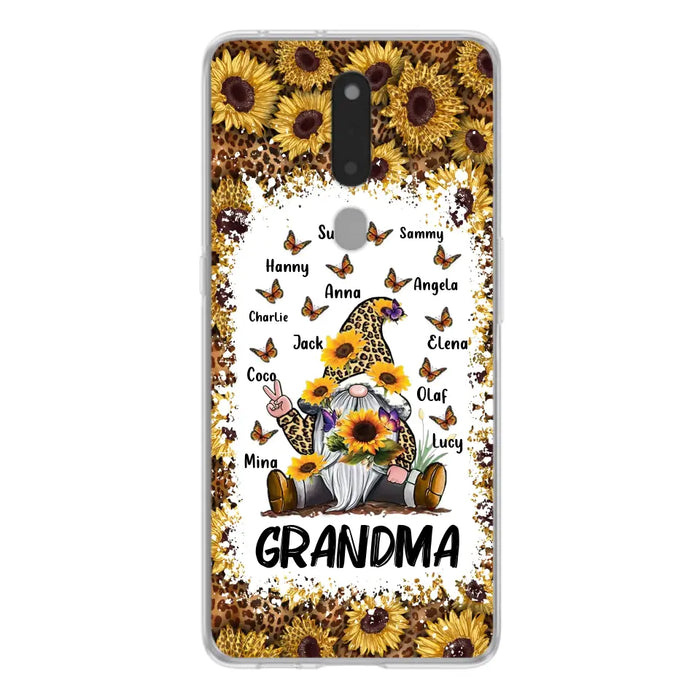 Personalized Sunflower Grandma Phone Case - Gift Idea For Grandma - Up to 12 Kids - Case For Oppo/Xiaomi/Huawei