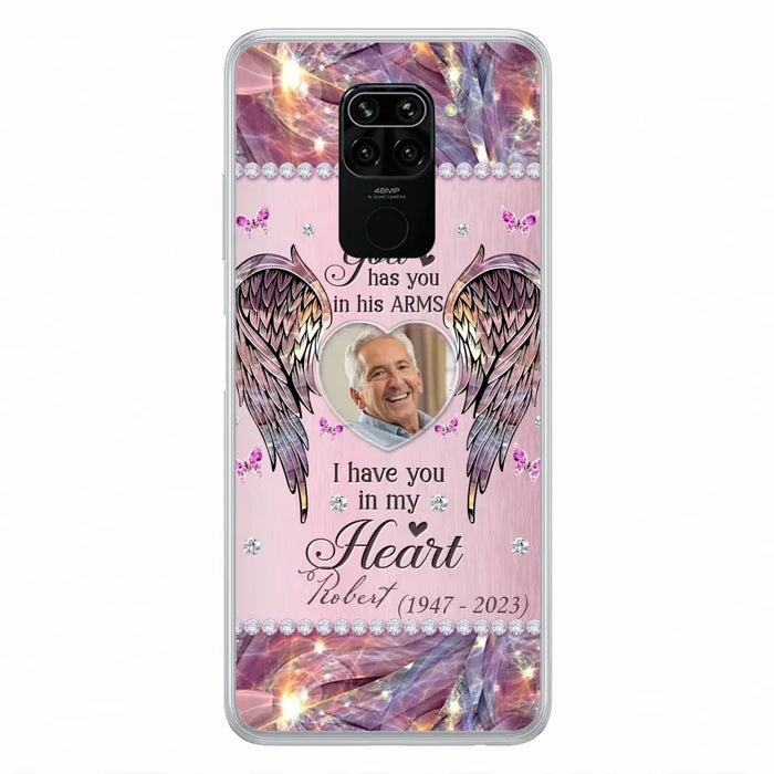 Custom Personalized Memorial Phone Case - Memorial Gift Idea For Family - Case For Oppo/Xiaomi/Huawei - God Has You In His Arms