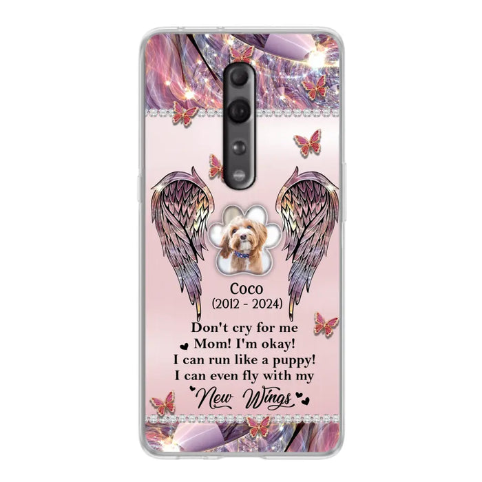 Personalized Memorial Phone Case - Upload Photo - Memorial Gift Idea For Dog Lover - Don't Cry For Me - Case For Oppo/Xiaomi/Huawei