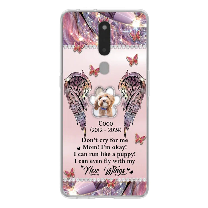 Personalized Memorial Phone Case - Upload Photo - Memorial Gift Idea For Dog Lover - Don't Cry For Me - Case For Oppo/Xiaomi/Huawei