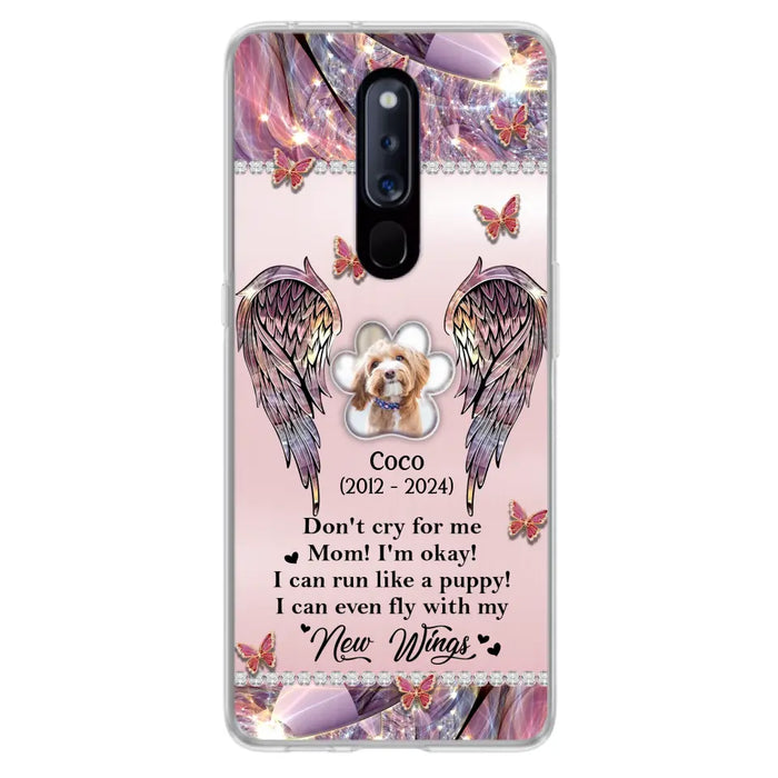 Personalized Memorial Phone Case - Upload Photo - Memorial Gift Idea For Dog Lover - Don't Cry For Me - Case For Oppo/Xiaomi/Huawei