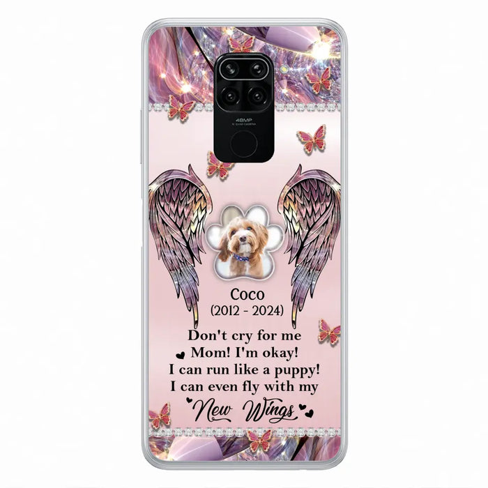 Personalized Memorial Phone Case - Upload Photo - Memorial Gift Idea For Dog Lover - Don't Cry For Me - Case For Oppo/Xiaomi/Huawei