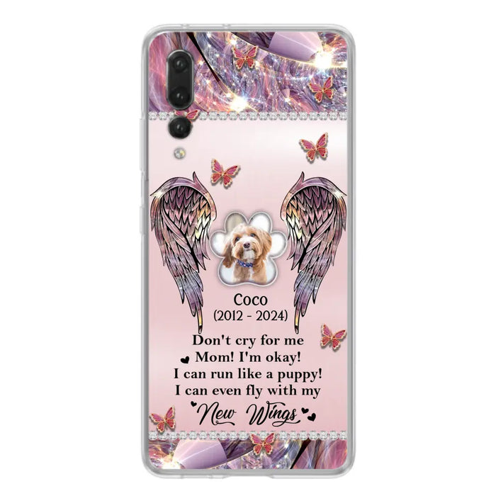 Personalized Memorial Phone Case - Upload Photo - Memorial Gift Idea For Dog Lover - Don't Cry For Me - Case For Oppo/Xiaomi/Huawei