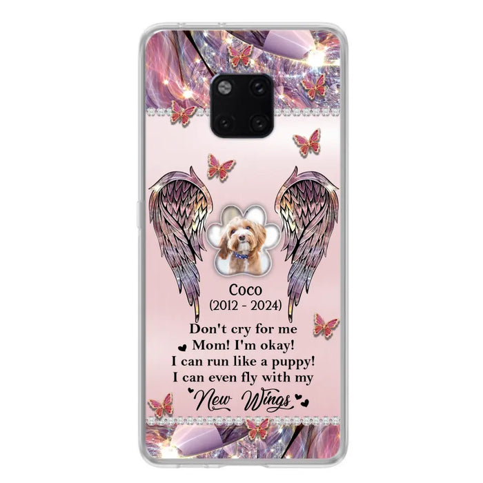 Personalized Memorial Phone Case - Upload Photo - Memorial Gift Idea For Dog Lover - Don't Cry For Me - Case For Oppo/Xiaomi/Huawei