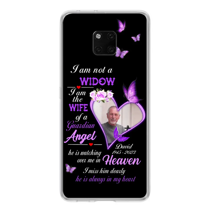 Custom Personalized Memorial Phone Case - Memorial Gift Idea For Family - Case For Oppo/Xiaomi/Huawei - I Am Not A Widow