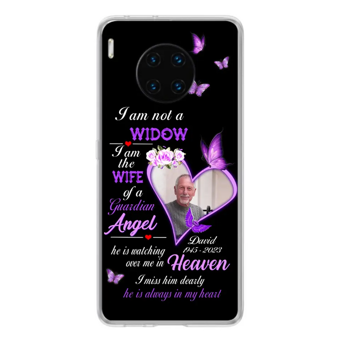 Custom Personalized Memorial Phone Case - Memorial Gift Idea For Family - Case For Oppo/Xiaomi/Huawei - I Am Not A Widow