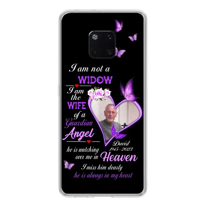 Custom Personalized Memorial Phone Case - Memorial Gift Idea For Family - Case For Oppo/Xiaomi/Huawei - I Am Not A Widow