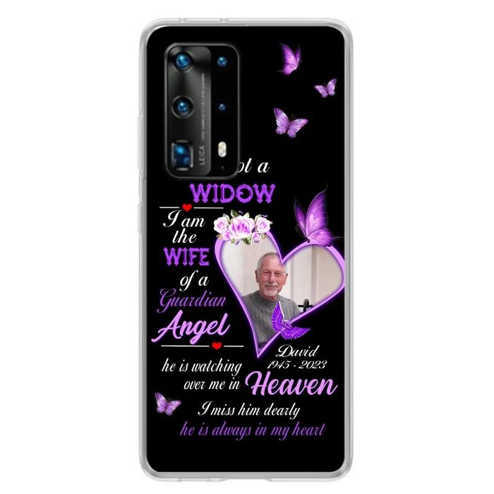 Custom Personalized Memorial Phone Case - Memorial Gift Idea For Family - Case For Oppo/Xiaomi/Huawei - I Am Not A Widow