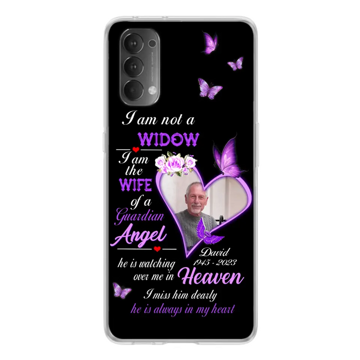 Custom Personalized Memorial Phone Case - Memorial Gift Idea For Family - Case For Oppo/Xiaomi/Huawei - I Am Not A Widow