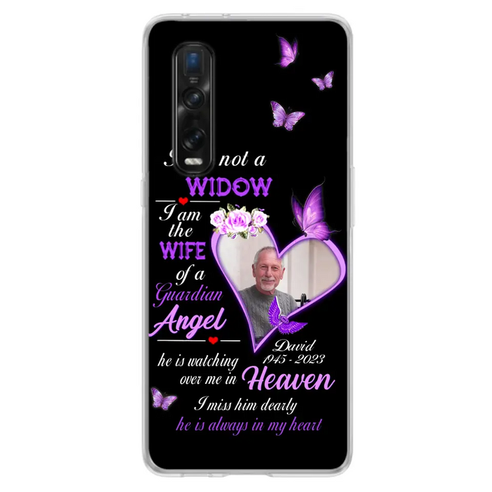 Custom Personalized Memorial Phone Case - Memorial Gift Idea For Family - Case For Oppo/Xiaomi/Huawei - I Am Not A Widow